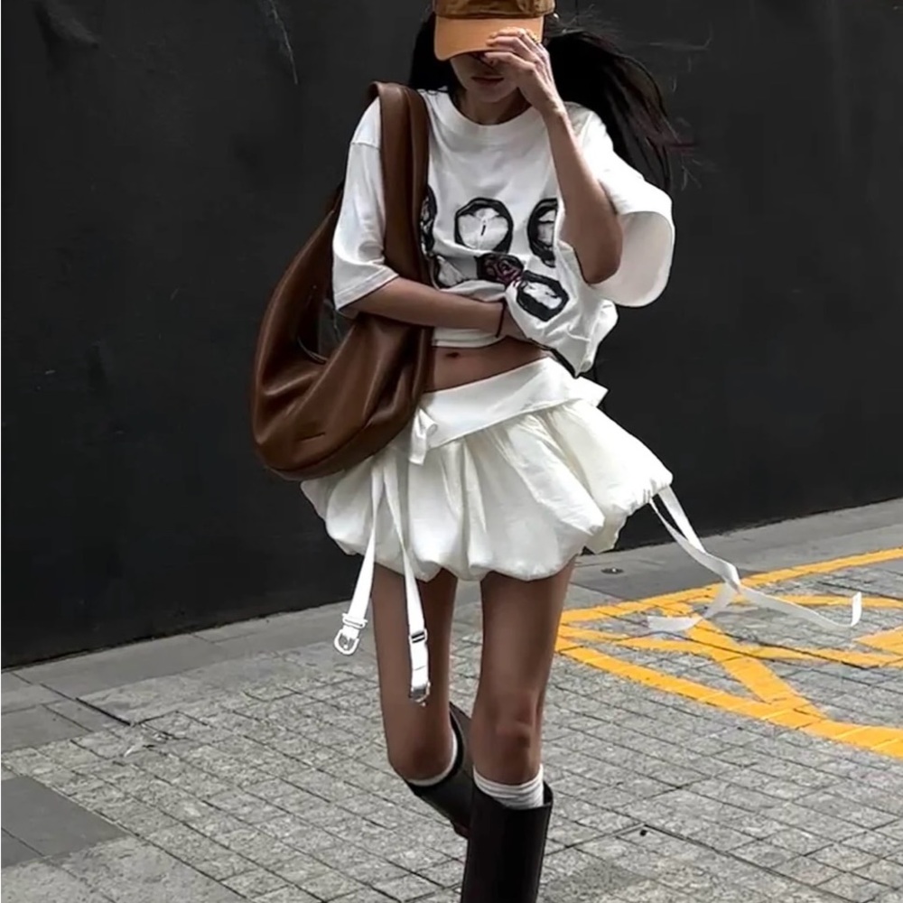 WARDEN EDGE Asymmetric Layered Skirt